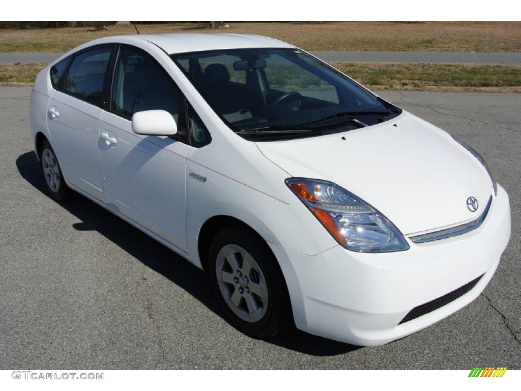Super White 2009 Toyota Prius Hybrid Touring Exterior Photo #78202536