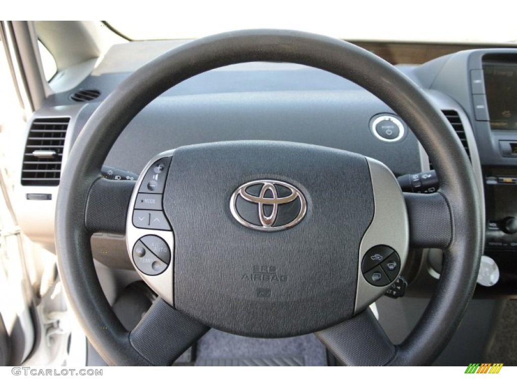 2009 Prius Hybrid Touring - Super White / Dark Gray photo #14