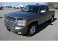 2009 Graystone Metallic Chevrolet Silverado 1500 LT Extended Cab 4x4  photo #1