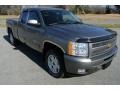 2009 Graystone Metallic Chevrolet Silverado 1500 LT Extended Cab 4x4  photo #2