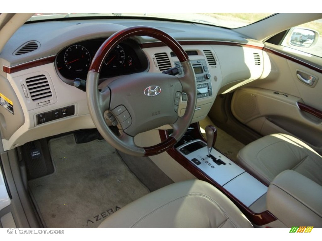 Beige Interior 2008 Hyundai Azera Limited Photo #78202869