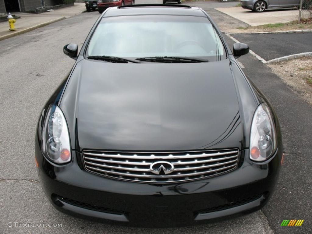 2003 G 35 Coupe - Black Obsidian / Graphite photo #1