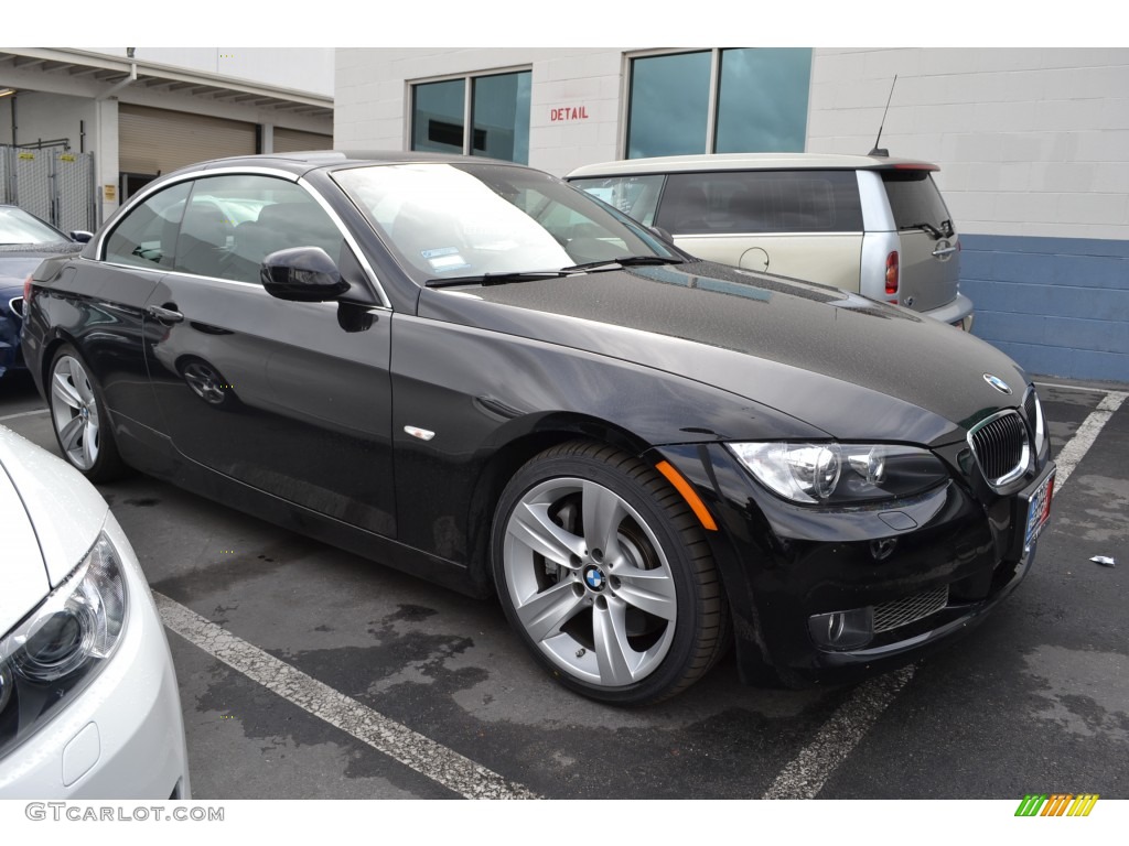 2010 3 Series 335i Convertible - Jet Black / Black photo #2