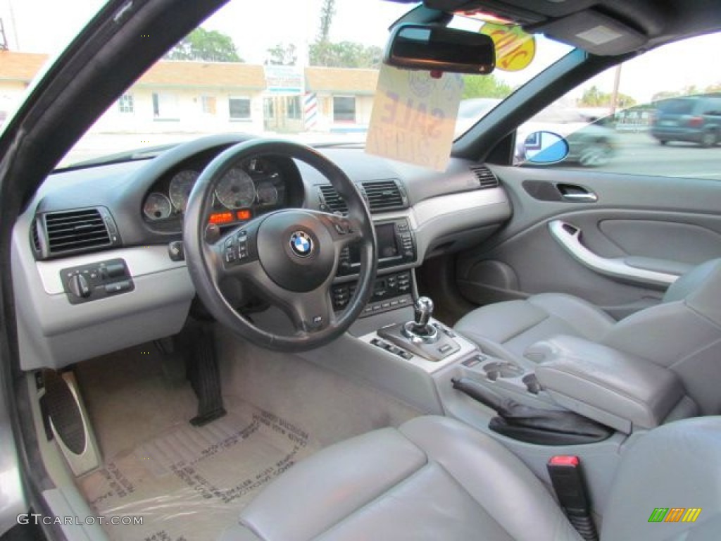 Grey Interior 2005 BMW M3 Convertible Photo #78203568