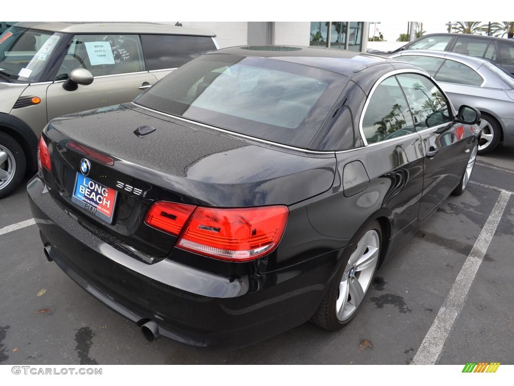2010 3 Series 335i Convertible - Jet Black / Black photo #4