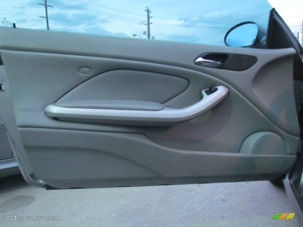 2005 BMW M3 Convertible Grey Door Panel Photo #78203766