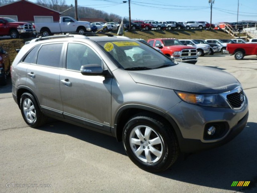 2012 Sorento LX AWD - Titanium Silver / Gray photo #7