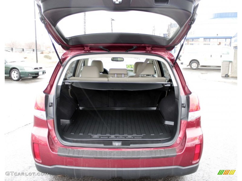 2011 Outback 2.5i Limited Wagon - Ruby Red Pearl / Warm Ivory photo #7