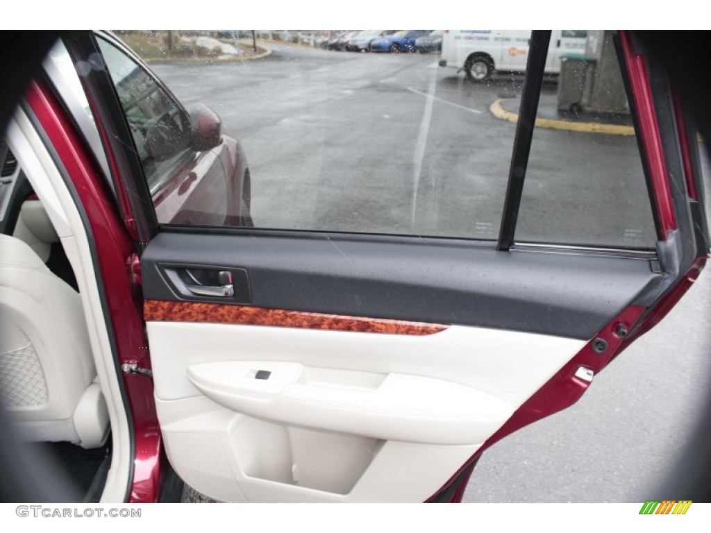 2011 Outback 2.5i Limited Wagon - Ruby Red Pearl / Warm Ivory photo #19