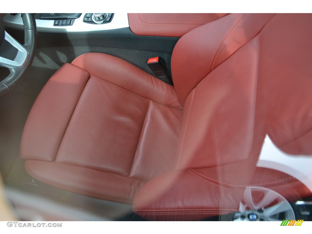 2009 Z4 sDrive30i Roadster - Alpine White / Coral Red Kansas Leather photo #16