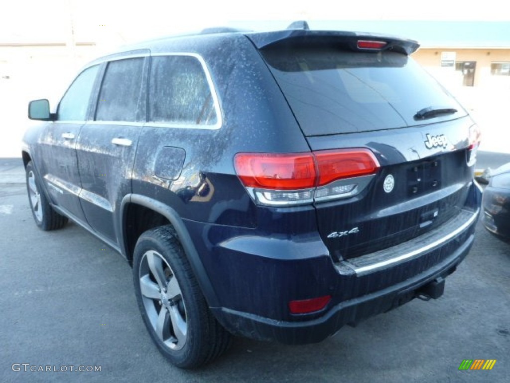 2014 Grand Cherokee Limited 4x4 - True Blue Pearl / New Zealand Black/Light Frost photo #3