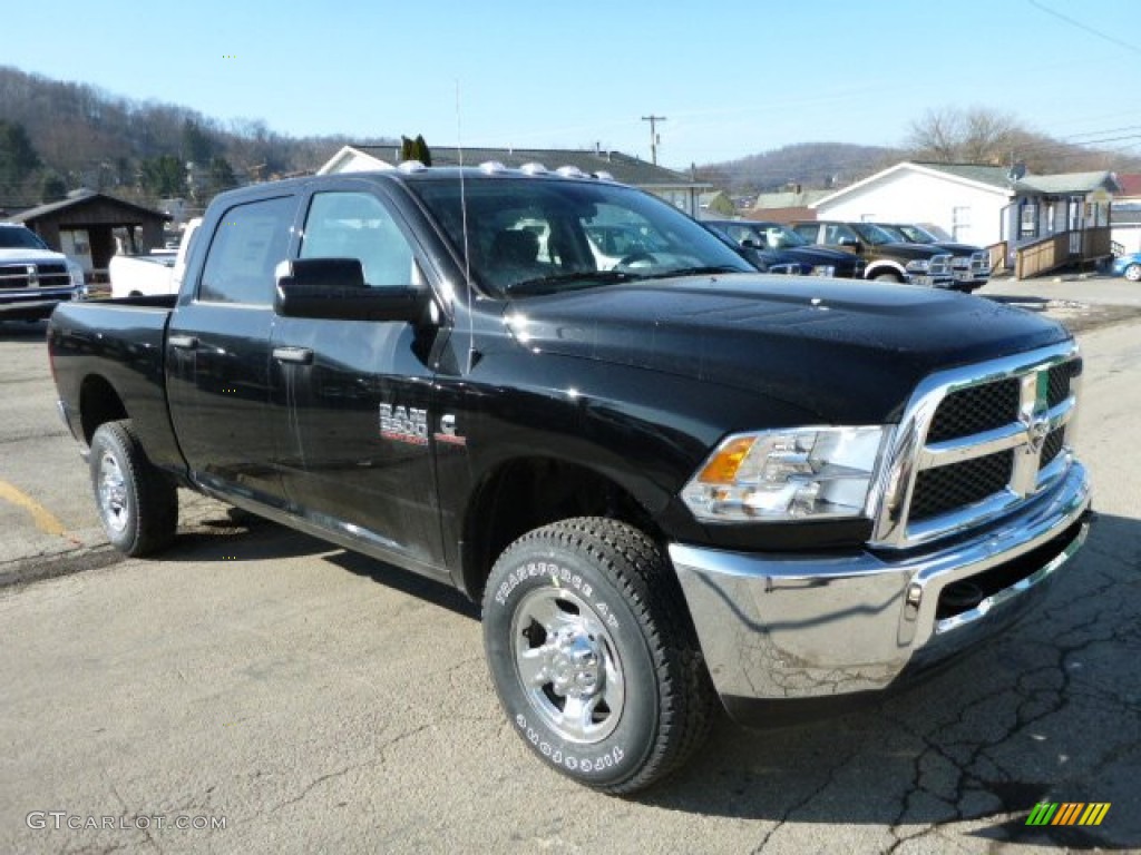 Black 2013 Ram 2500 Tradesman Crew Cab 4x4 Exterior Photo #78206196