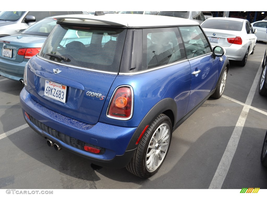 2007 Cooper S Hardtop - Lightning Blue Metallic / Grey/Carbon Black photo #4