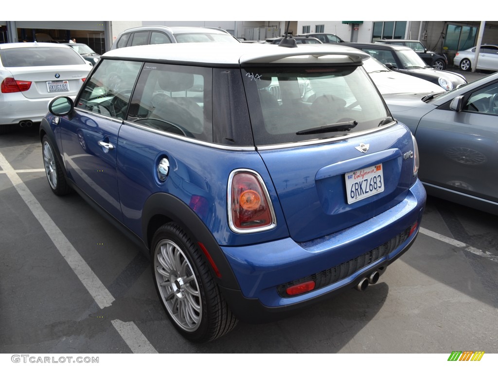 2007 Cooper S Hardtop - Lightning Blue Metallic / Grey/Carbon Black photo #6