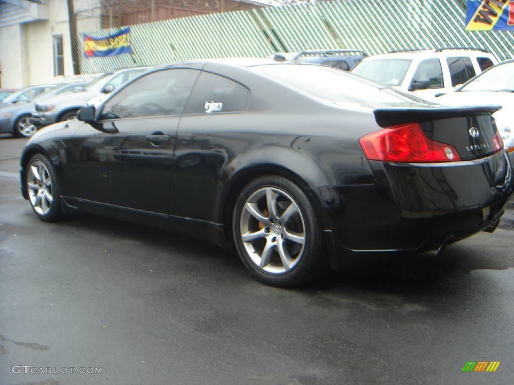 2004 G 35 Coupe - Black Obsidian / Graphite photo #4