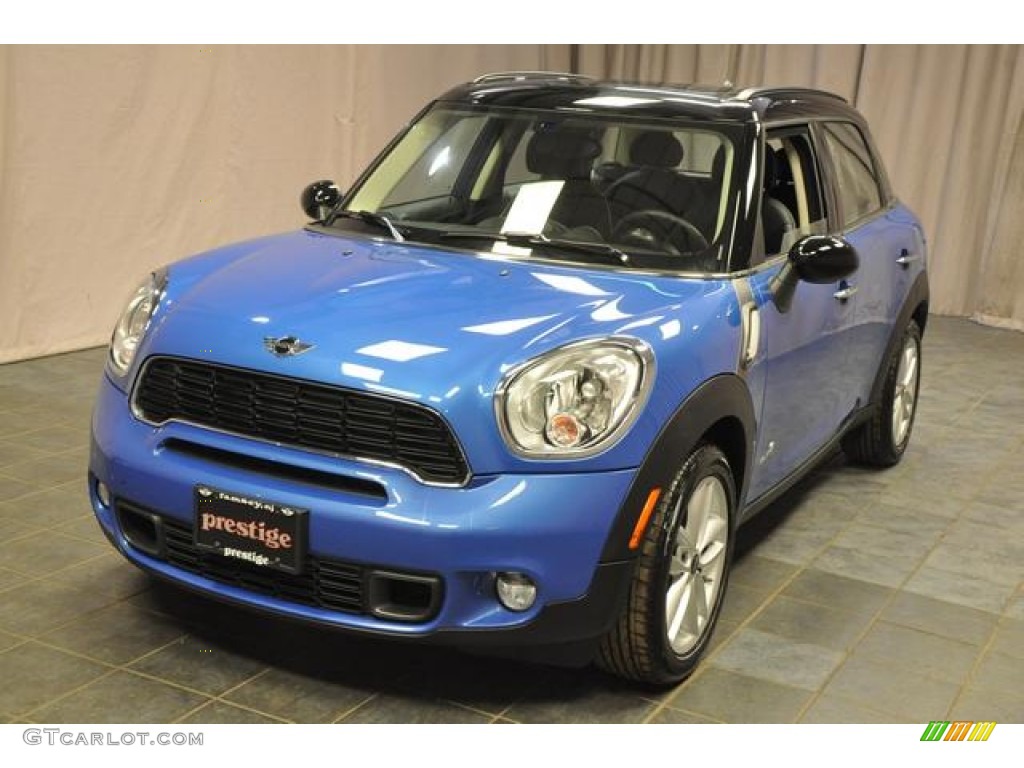 True Blue Metallic Mini Cooper