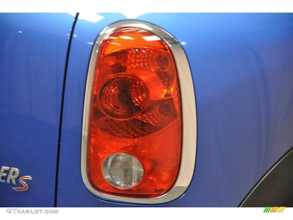 2012 Cooper S Countryman All4 AWD - True Blue Metallic / Carbon Black Lounge Leather photo #7