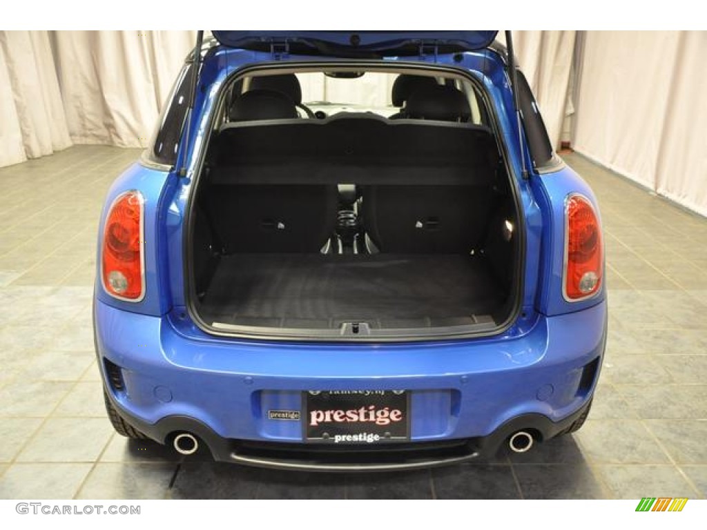 2012 Cooper S Countryman All4 AWD - True Blue Metallic / Carbon Black Lounge Leather photo #10