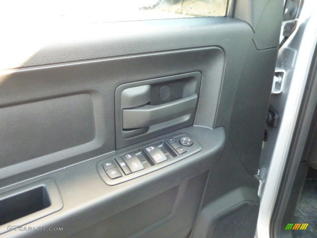 2013 1500 Express Quad Cab 4x4 - Bright Silver Metallic / Black/Diesel Gray photo #15