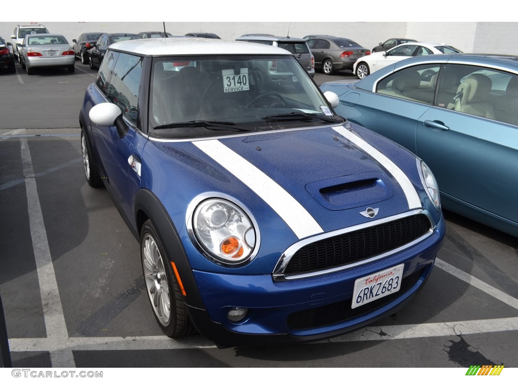 2007 Cooper S Hardtop - Lightning Blue Metallic / Grey/Carbon Black photo #15