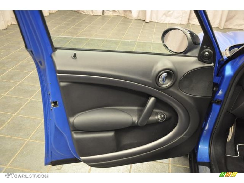 2012 Cooper S Countryman All4 AWD - True Blue Metallic / Carbon Black Lounge Leather photo #19