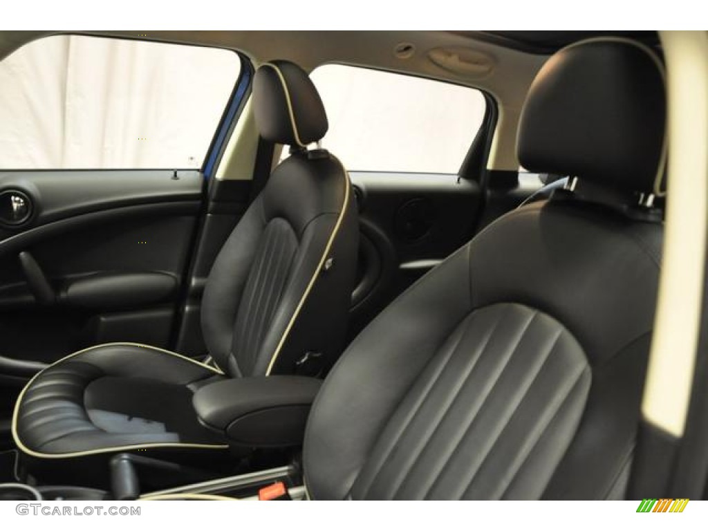 2012 Cooper S Countryman All4 AWD - True Blue Metallic / Carbon Black Lounge Leather photo #21