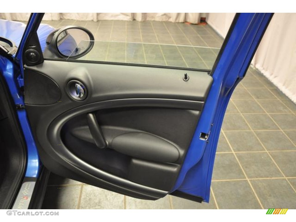 2012 Cooper S Countryman All4 AWD - True Blue Metallic / Carbon Black Lounge Leather photo #25