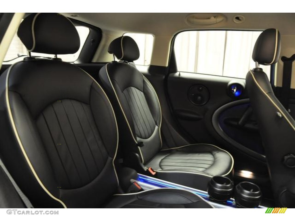 2012 Cooper S Countryman All4 AWD - True Blue Metallic / Carbon Black Lounge Leather photo #26