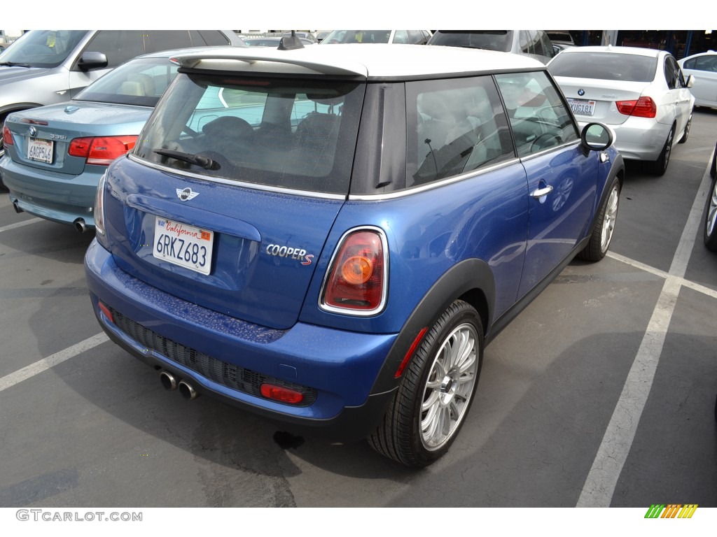 2007 Cooper S Hardtop - Lightning Blue Metallic / Grey/Carbon Black photo #18