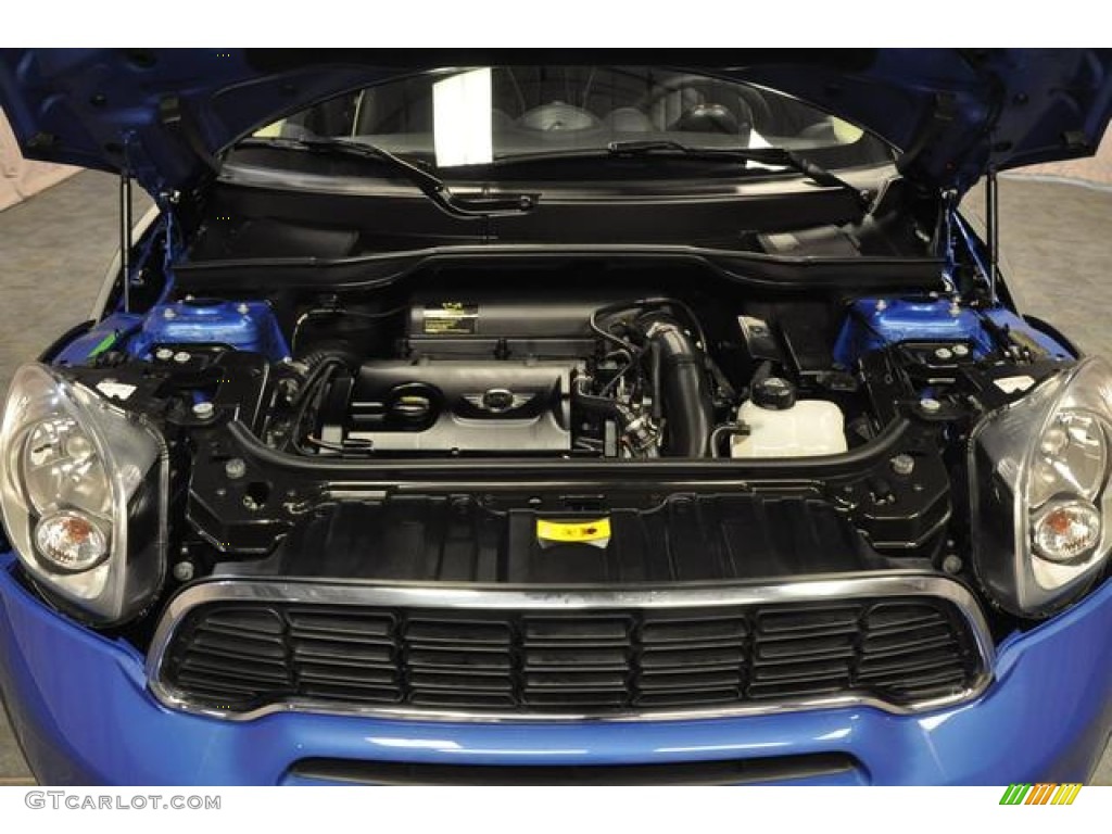 2012 Cooper S Countryman All4 AWD - True Blue Metallic / Carbon Black Lounge Leather photo #31