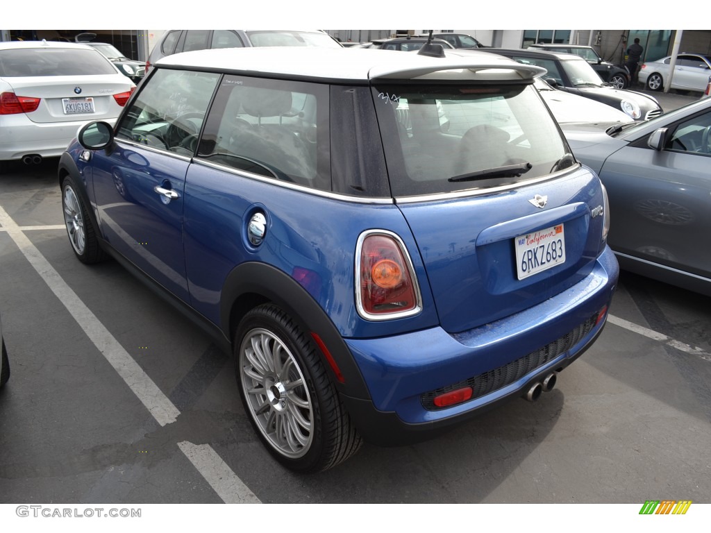 2007 Cooper S Hardtop - Lightning Blue Metallic / Grey/Carbon Black photo #20