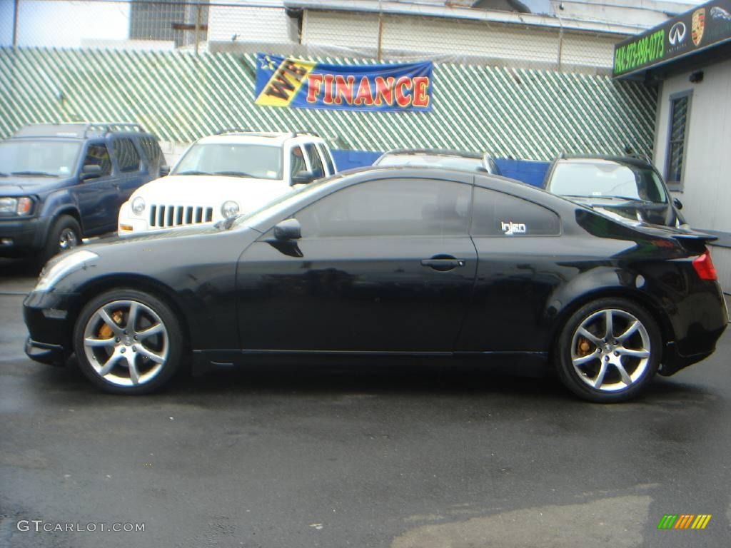 2004 G 35 Coupe - Black Obsidian / Graphite photo #14