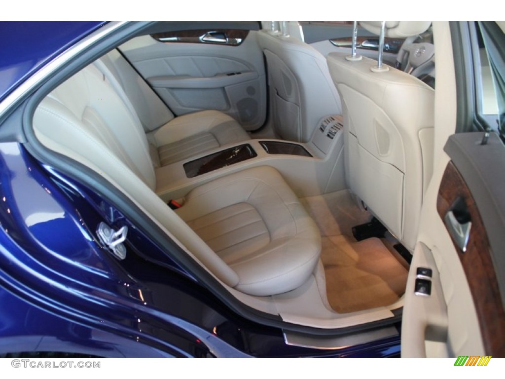 2012 CLS 550 4Matic Coupe - designo Mystic Blue / Almond/Mocha photo #12