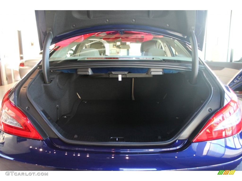 2012 CLS 550 4Matic Coupe - designo Mystic Blue / Almond/Mocha photo #13