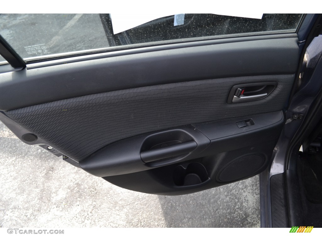 2007 Mazda MAZDA3 i Touring Sedan Black Door Panel Photo #78208257
