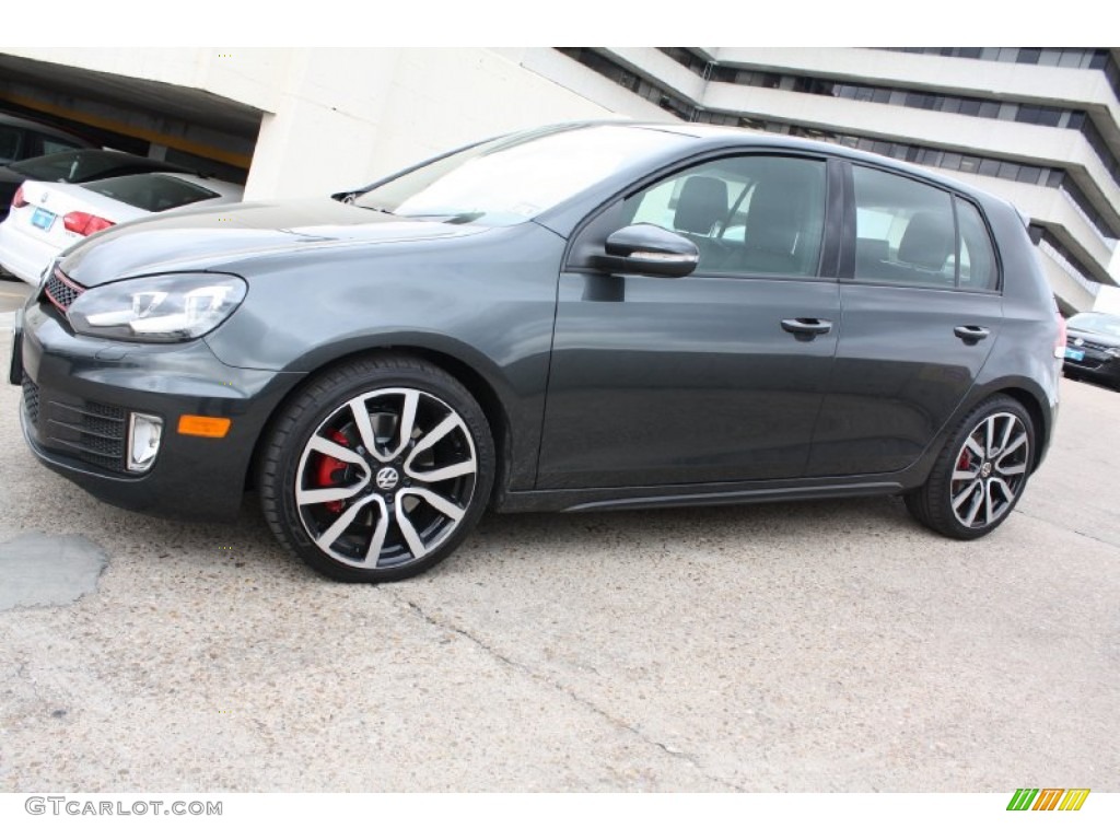 Carbon Steel Gray Metallic 2013 Volkswagen GTI 4 Door Autobahn Edition Exterior Photo #78208686