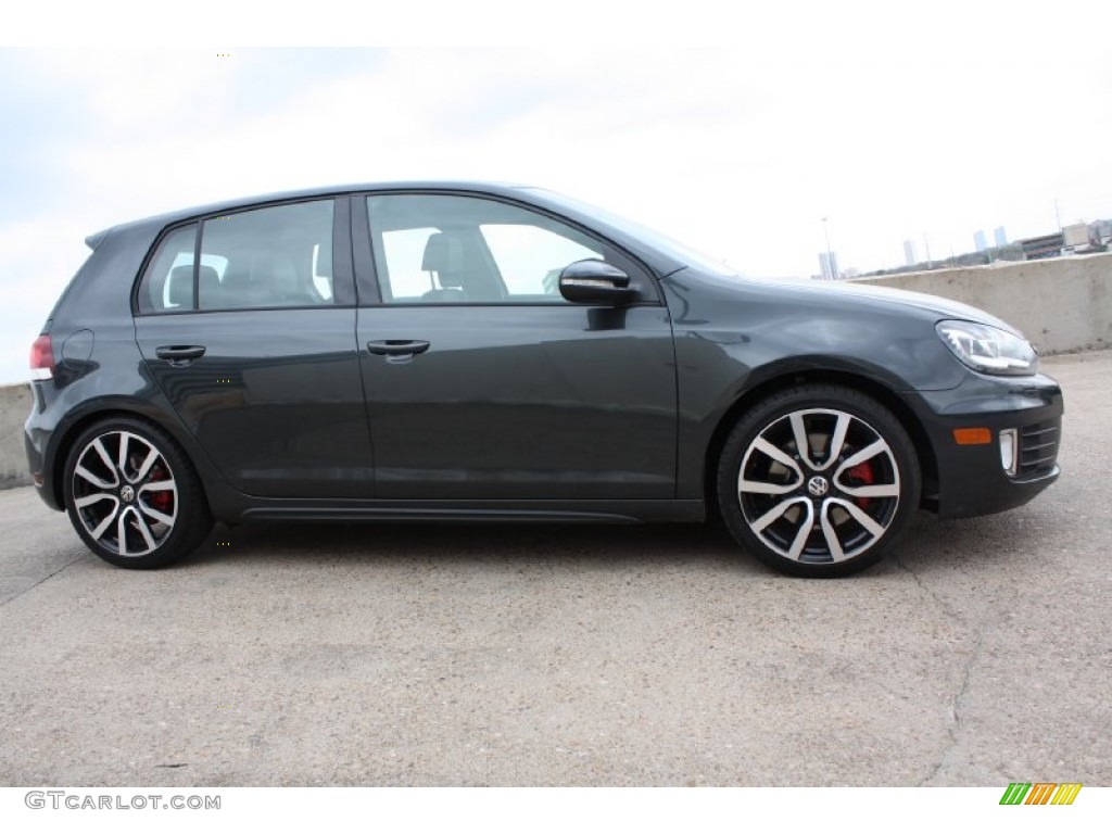 Carbon Steel Gray Metallic 2013 Volkswagen GTI 4 Door Autobahn Edition Exterior Photo #78208728