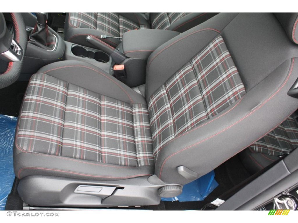 Interlagos Plaid Cloth Interior 2013 Volkswagen GTI 2 Door Photo #78209103