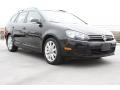 Black Uni 2013 Volkswagen Jetta TDI SportWagen Exterior