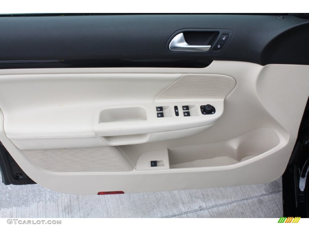 2013 Volkswagen Jetta TDI SportWagen Cornsilk Beige Door Panel Photo #78209442