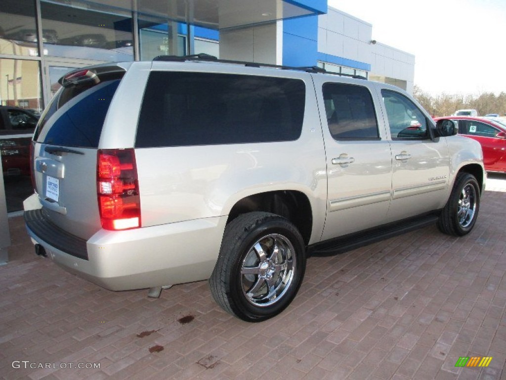 Champagne Silver Metallic 2013 Chevrolet Suburban LT 4x4 Exterior Photo #78209454