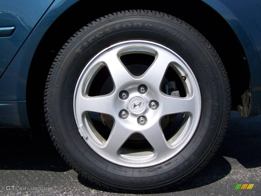 2006 Sonata GLS V6 - Aquamarine Pearl / Gray photo #7