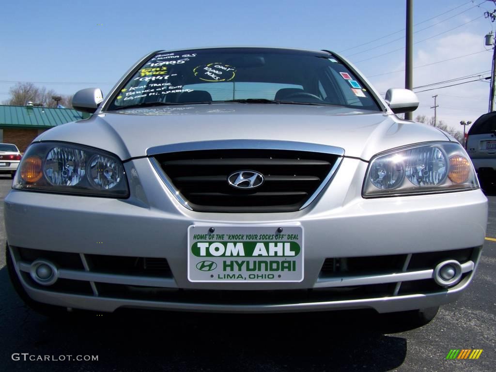 2006 Elantra GLS Sedan - Sterling Silver / Gray photo #2