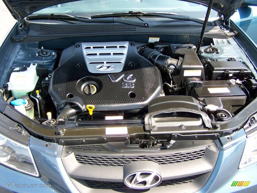 2006 Sonata GLS V6 - Aquamarine Pearl / Gray photo #15