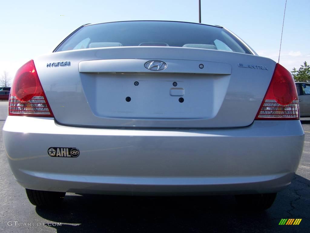 2006 Elantra GLS Sedan - Sterling Silver / Gray photo #4