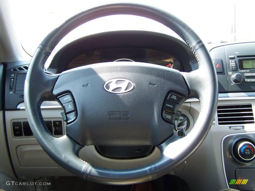 2006 Sonata GLS V6 - Aquamarine Pearl / Gray photo #17