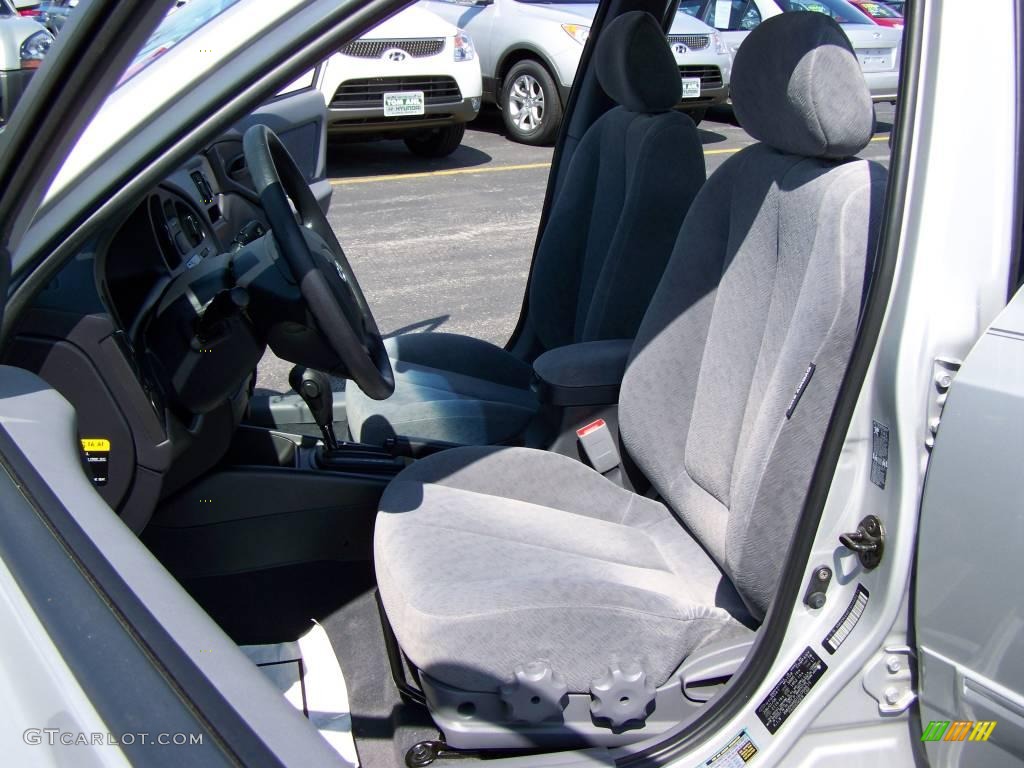 2006 Elantra GLS Sedan - Sterling Silver / Gray photo #7
