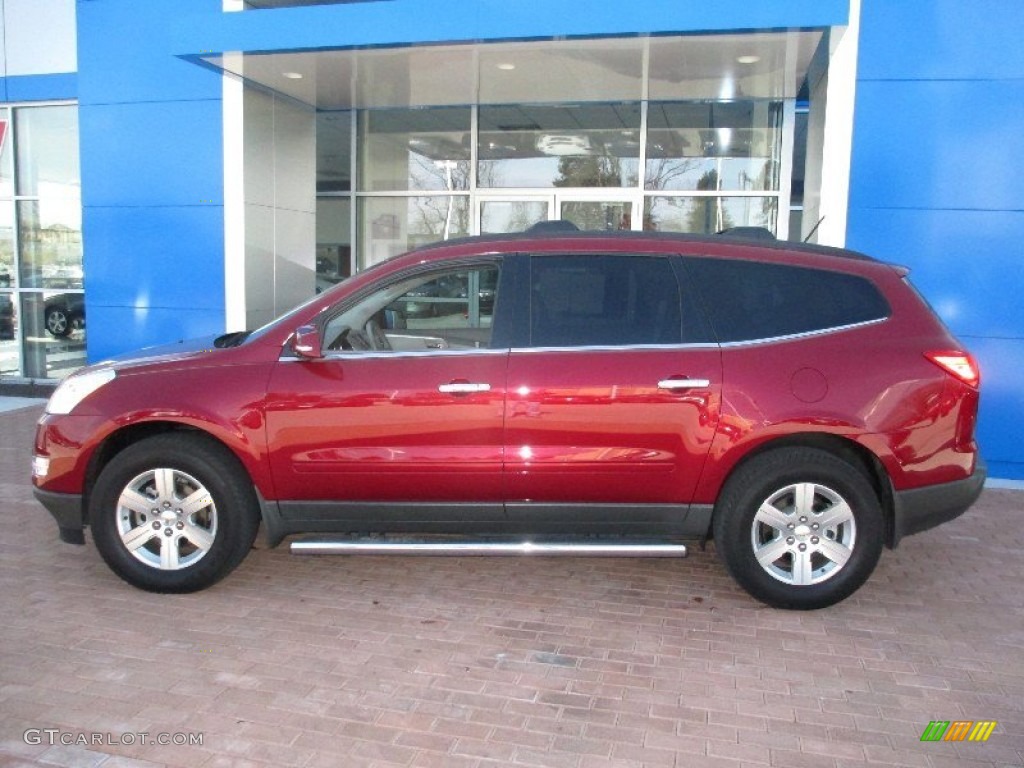 Red Jewel Metallic 2011 Chevrolet Traverse LT Exterior Photo #78210570