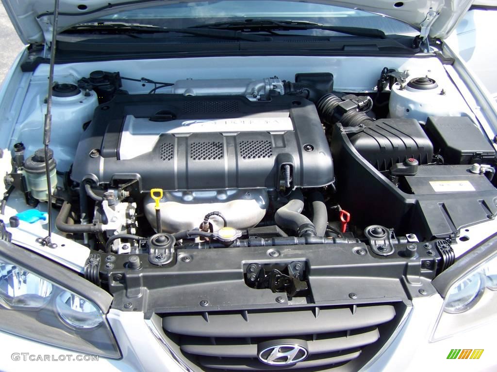 2006 Elantra GLS Sedan - Sterling Silver / Gray photo #12