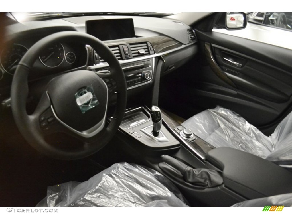 Black Interior 2012 BMW 3 Series 328i Sedan Photo #78210748